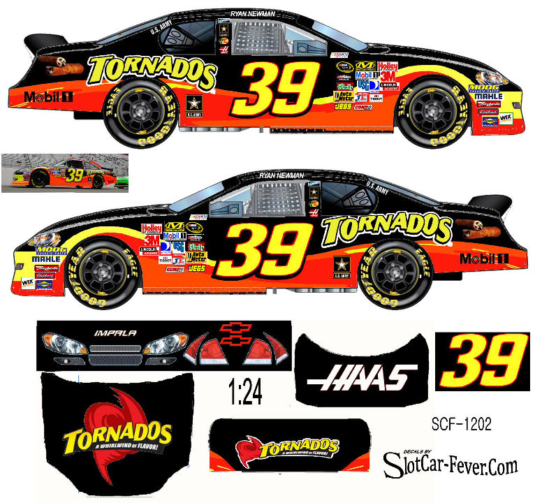 SCF1202-C #39 Ryan Newman 'Tornados' Chevy