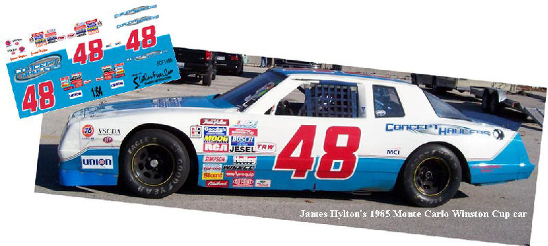 SCF1480-C #48 James Hylton's 1985 Monte Carlo Winston Cup Chevy