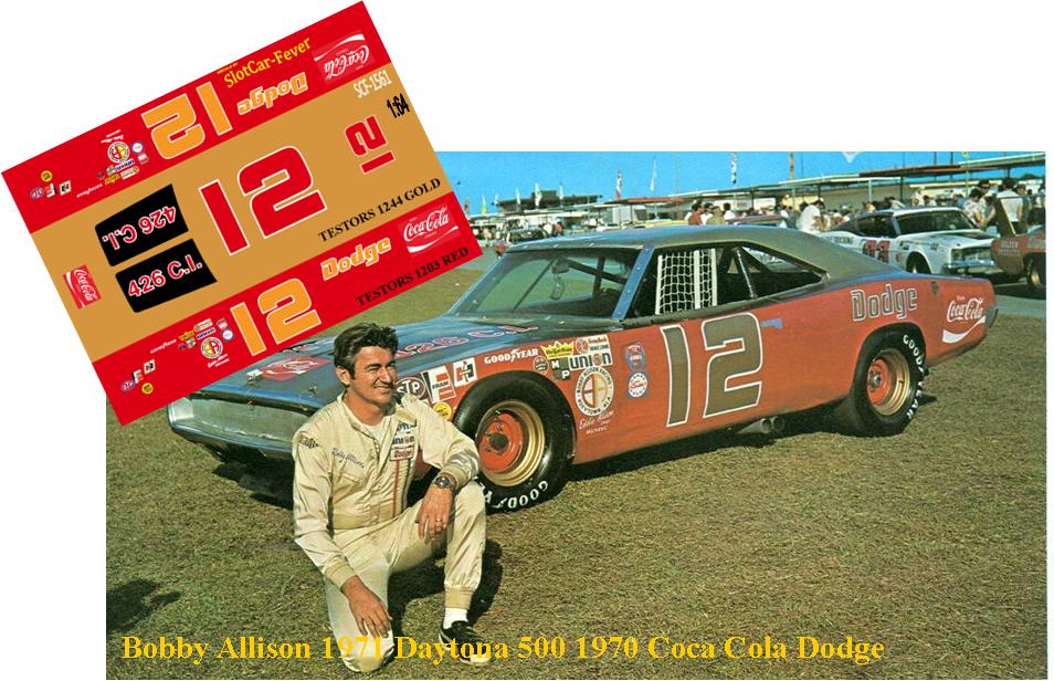 CMO-1561-C #12 Bobby Allison 1970 Dodge Charger