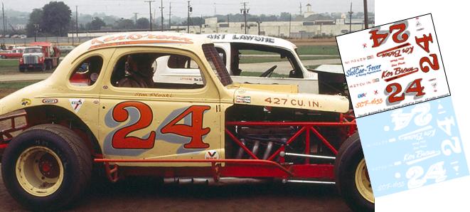 SCF1633-C #24 Stan Ploski driving Ken Brenn's modified coupe