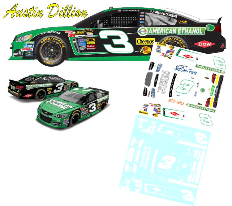 SCF1822-C #3 Austin Dillon American Ethanol 2014 Chevy