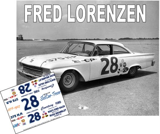 SCF1927-C  #28 Fred Lorenzen 1961 Holman-Moody Ford