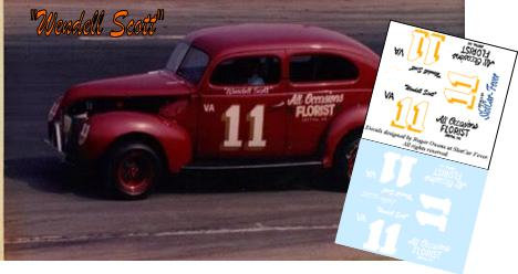 SCF1939-C #11 Wendell Scott 1940 Ford Sedan