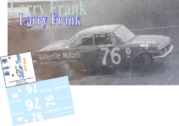 SCF1949-C #76 Larry Frank 1961 Lafeyette Motors Ford Starliner