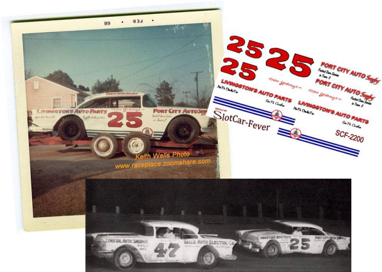 SCF2200 #25 Eldon Yarbrough 1955-56 Ford