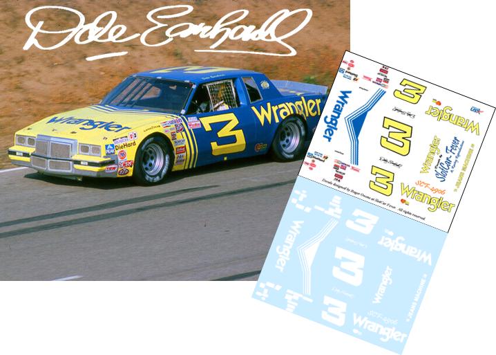 SCF-4906-C #3 Dale Earnhardt Sr. 1981 Wrangler Pontiac