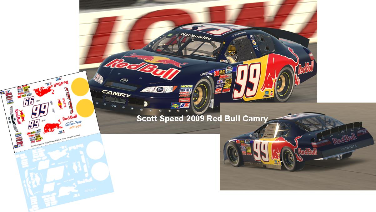 SCF-5176-C #99 Scott Speed 2009 Red Bull Camry