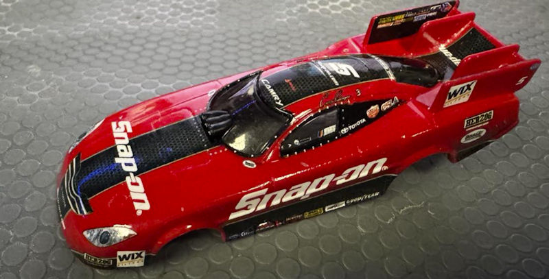 AW-Snap-on Auto World Snap-on Funny Car Slot Car Body 1:64 scale