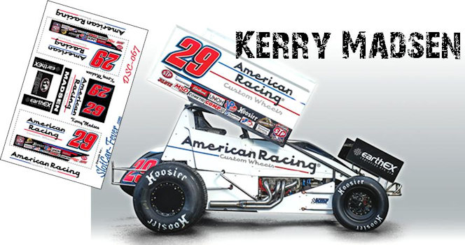 SC_067-C #29 Kerry Madsen American Racing Wheels Sprint Car