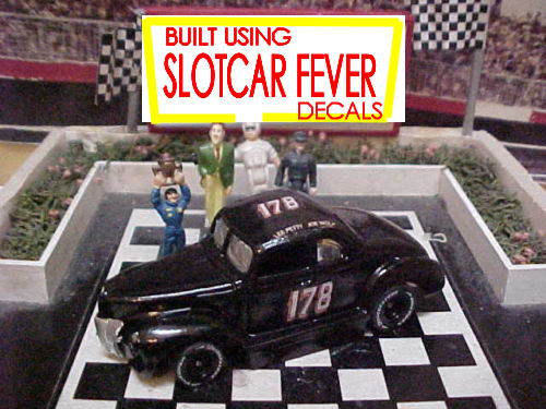 slot car fever decals