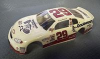 #29GoodrichSCbody #29 Kevin Harvick Rookie Chevy Impala slot car body 1:32 scale