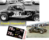 SCF_350-C #76x Frank Manafort at Islip Speedway in 1967 with his Modified
