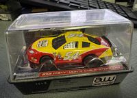 AW-#54164-3 Auto World Chevy HO YELLOW Slot Car