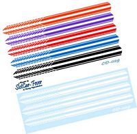 CD_029-C Side Stripes - Red, Blue, Orange, Black, Purple & White