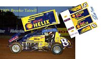SC_074-C #8 Brooke Tatnell Shell Helix sprint car