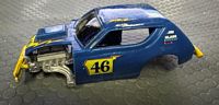 HC-0312 #46 "Electrifyin' Elvin" Felty Modified Gremlin slot car body 1:64 scale